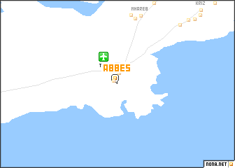 map of Abbes