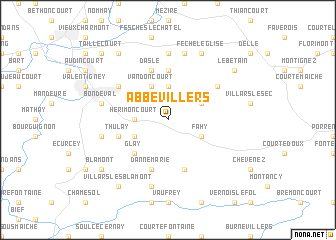 map of Abbévillers