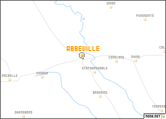 map of Abbeville