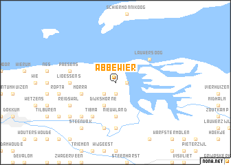 map of Abbewier
