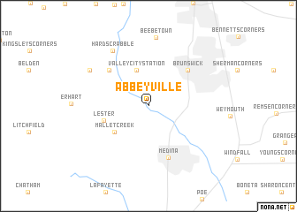 map of Abbeyville