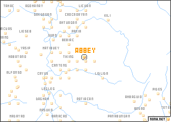 map of Abbey