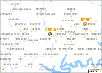 map of Āb Bīd