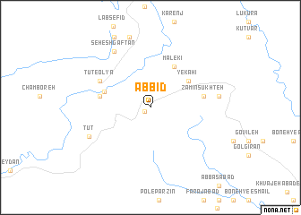 map of Āb Bīd