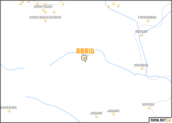 map of Āb Bīd