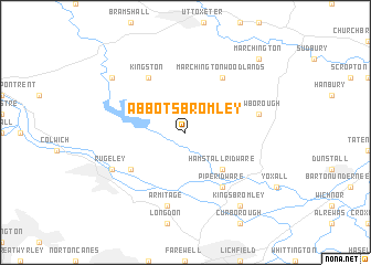 map of Abbots Bromley