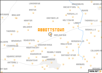 map of Abbottstown