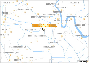 map of ‘Abbūd al ‘Abhūl