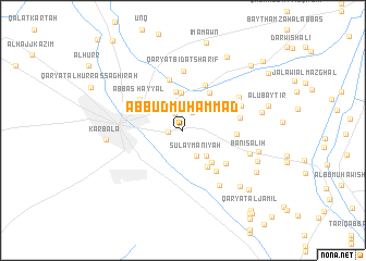 map of ‘Abbūd Muḩammad