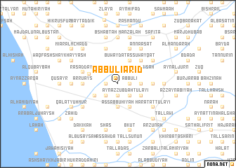 map of ‘Abbūlī ‘Arīḑ