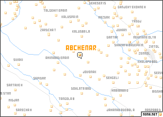 map of Āb Chenār
