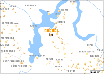 map of Āb Chol