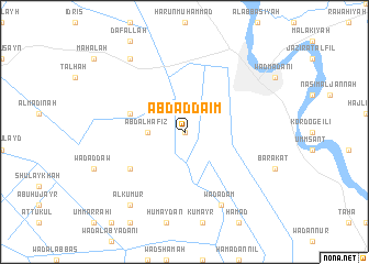 map of ‘Abd ad Dāʼim