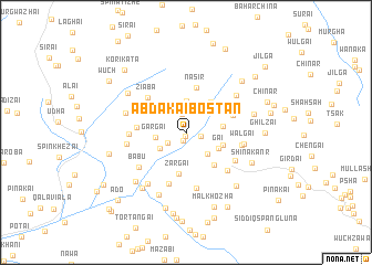 map of Abdakai Bostān