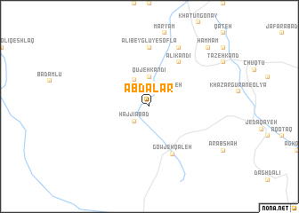 map of Ābdālār