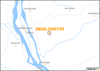 map of ‘Abd al Ghaffār