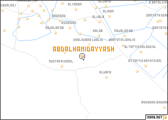 map of ‘Abd al Ḩamīd ‘Ayyāsh