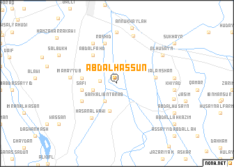 map of ‘Abd al Ḩassūn