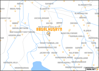 map of ‘Abd al Ḩusayn