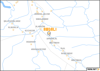 map of ‘Abd ‘Alī