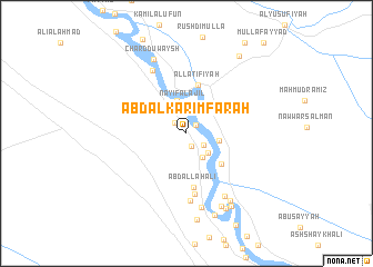 map of ‘Abd al Karīm Faraḩ