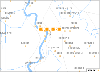 map of ‘Abd al Karīm