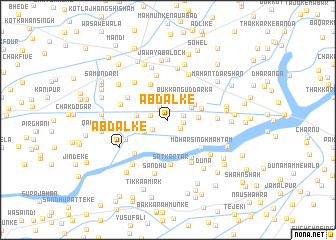 map of Abdālke