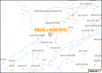 map of ‘Abd Allāh Afandī