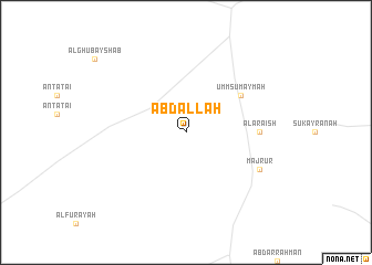 map of ‘Abd Allāh