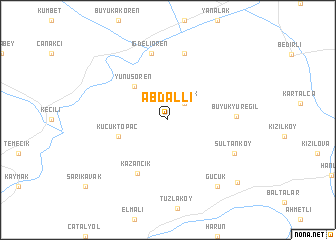 map of Abdallı