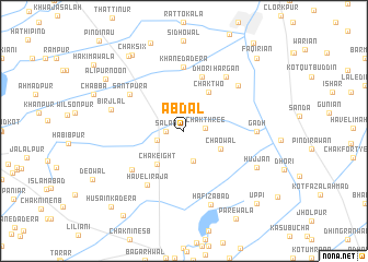 map of Abdāl