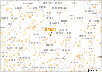 map of Abdāl