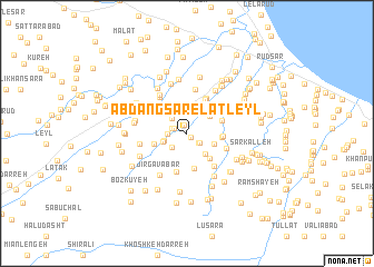 map of Ābdangsar-e Lātleyl