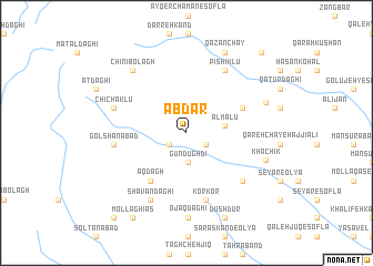 map of Ābdār