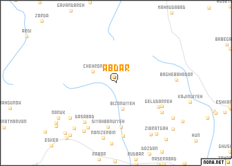 map of Ābdar