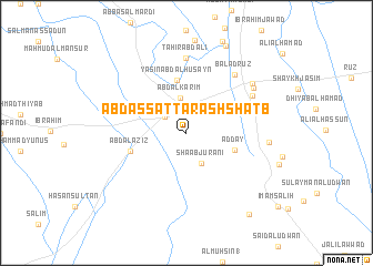 map of ‘Abd as Sattār ash Shaţb