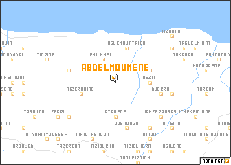 map of Abd el Moumene