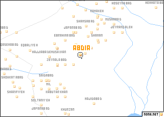 map of ‘Abdīā