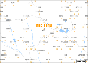 map of Ābdī Beru