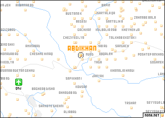 map of ‘Abdī Khān