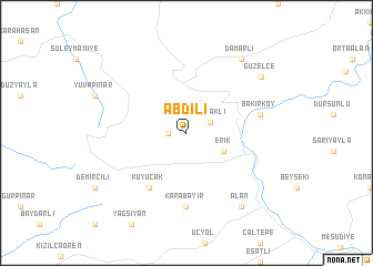 map of Abdili