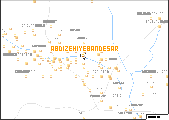 map of ‘Abdīzehī-ye Band-e Sar