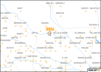 map of ‘Abdī