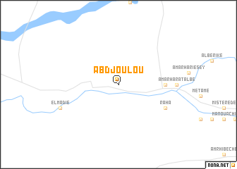 map of Ab Djoulou