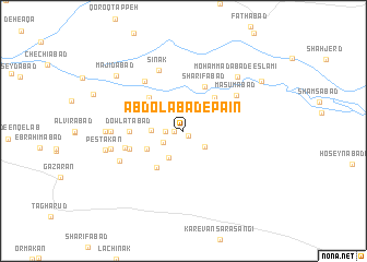 map of ‘Abdolābād-e Pā\