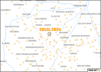 map of ‘Abdolābād