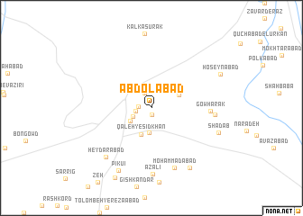 map of ‘Abdolābād