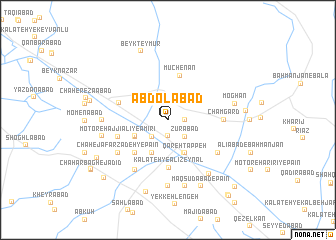 map of ‘Abdolābād
