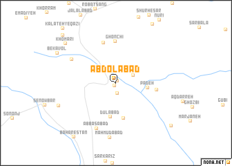 map of ‘Abdolābād