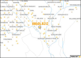 map of ‘Abd ol ‘Azīz